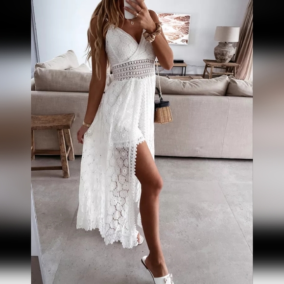 ♥️NWT Feminine Embroidery Jumpsui dress. XL - Picture 2 of 10